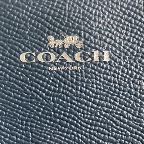 Coach Wristlet in SV/Denim Style F58032 - Picture 3 of 7